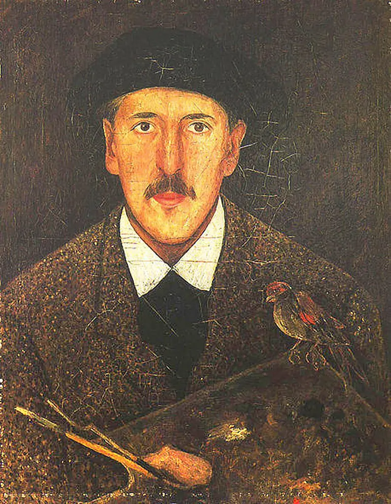 Self-portrait, by Tadeusz Makowski