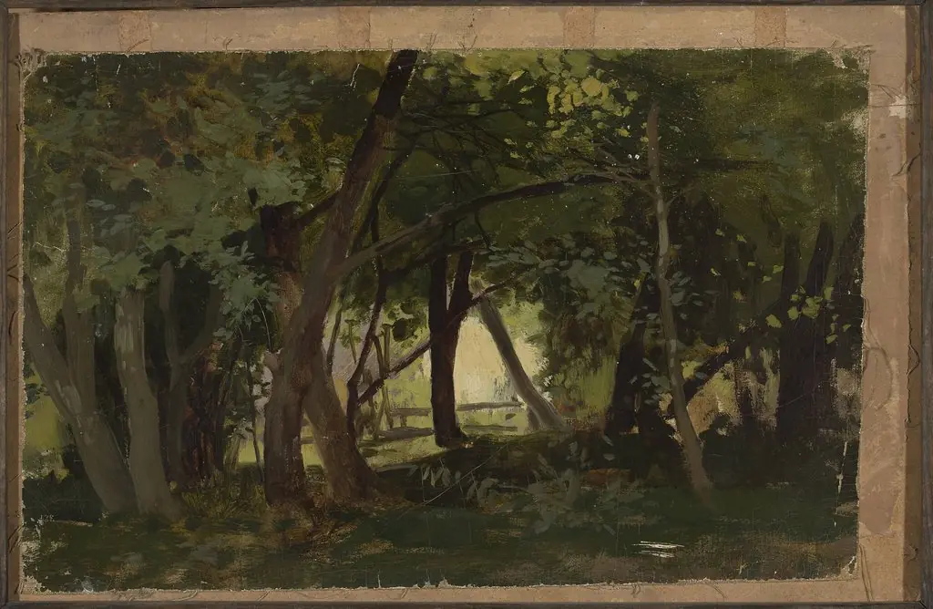 Landscape study, by Tadeusz Popiel