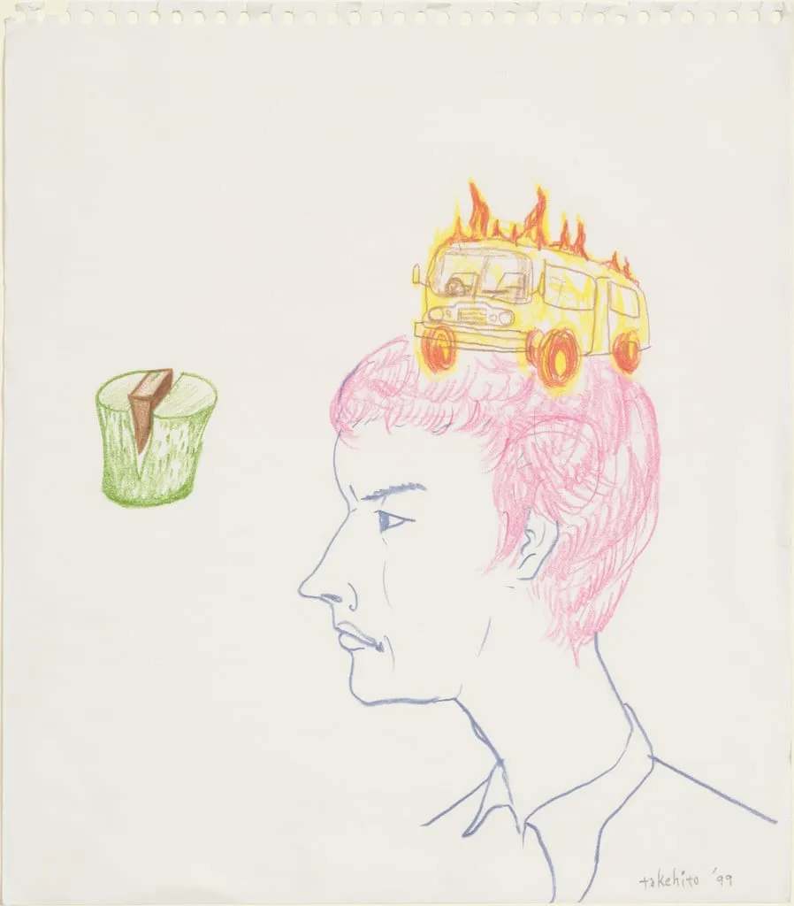 Untitled, by Takehito Koganezawa, graphite, 1999