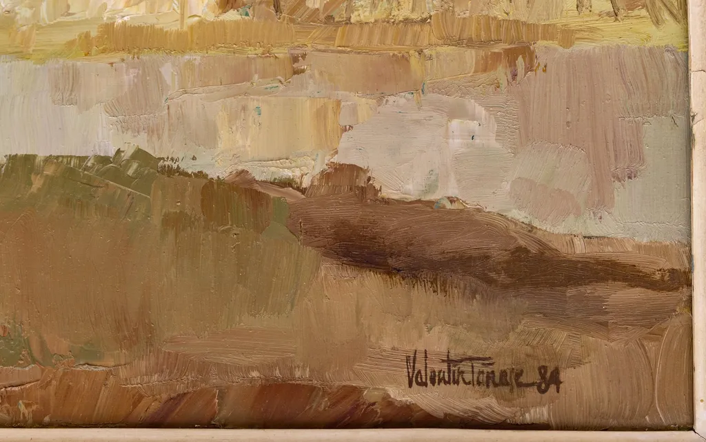Peisaj, by Tănase Valentin, 1984