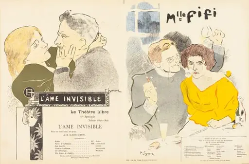 L'Ame invisible; Mademoiselle Fifi, by Tancrède Synave