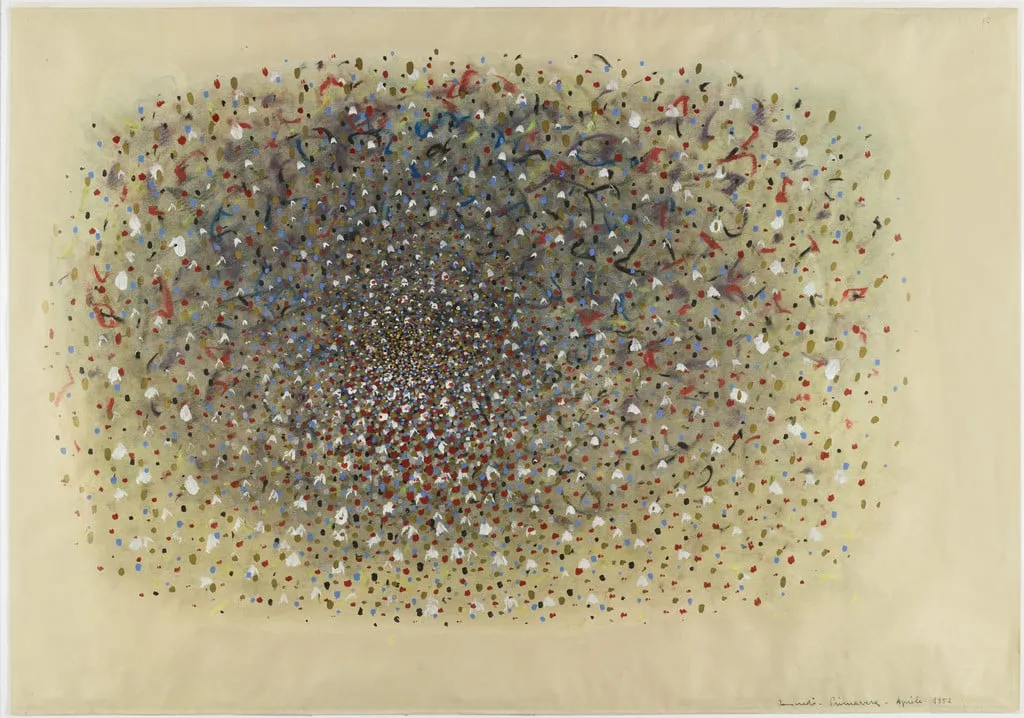 Untitled, by Tancredi, gouache, 1952