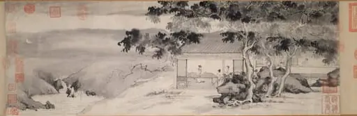Drinking at Night, by Tang Yin