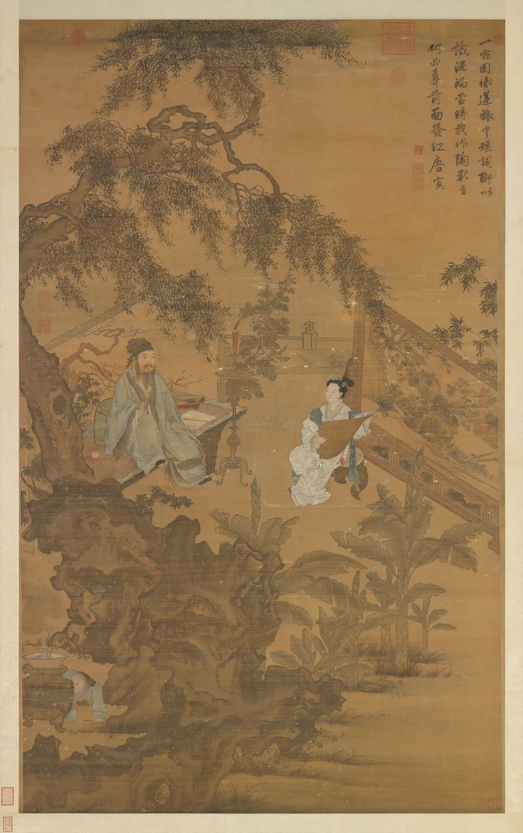Tao Gu Presenting a Lyric, by Tang Yin, unspecified