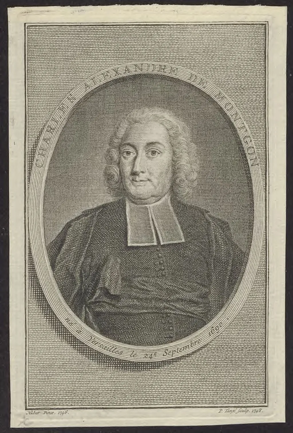 Portrait of Charles Alexandre de Montgon, by Tanjé Pieter, unspecified, 1748