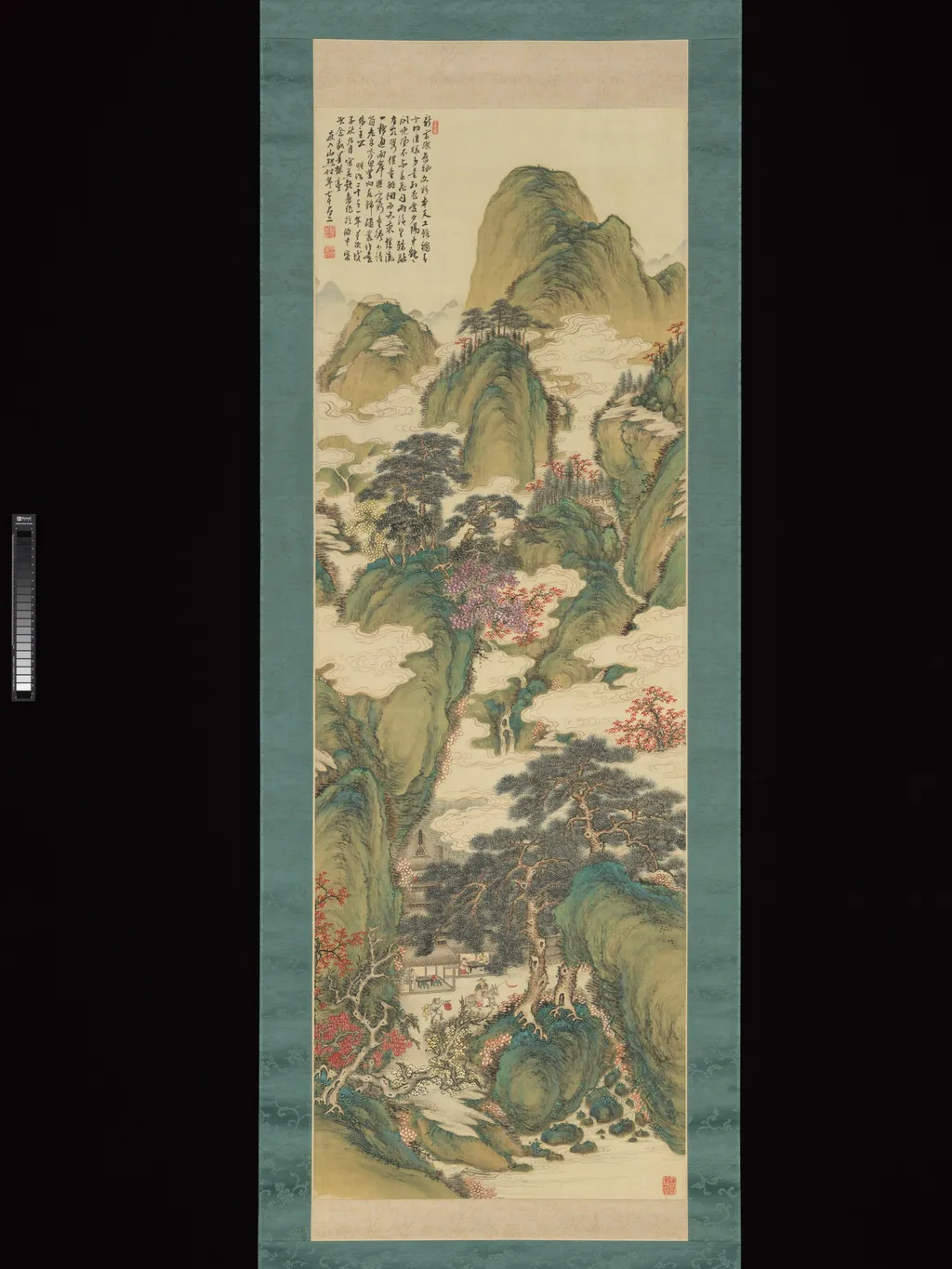 White Clouds and Crimson Trees, by Tanomura Chokunyū, unspecified, 1894