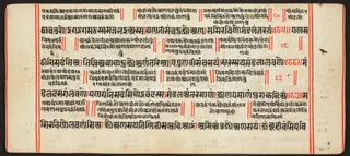 Tantric Manuscript, "Sangrahani Sutra"