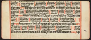 Tantric Manuscript, "Sangrahani Sutra"