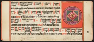 Tantric Manuscript, "Sangrahani Sutra"