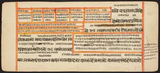 Tantric Manuscript "Sangrahani Sutra"