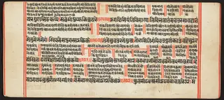 Tantric Manuscript, "Sangrahani Sutra"