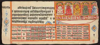 Tantric Manuscript "Sangrahani Sutra"