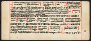Tantric Manuscript, "Sangrahani Sutra"