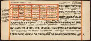 Tantric Manuscript "Sangrahani Sutra"