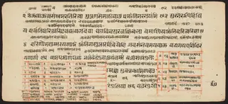 Tantric Manuscript "Sangrahani Sutra"