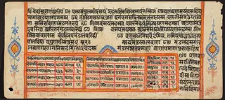 Tantric Manuscript "Sangrahani Sutra"
