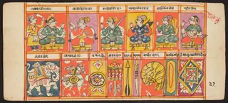 Tantric Manuscript "Sangrahani Sutra"
