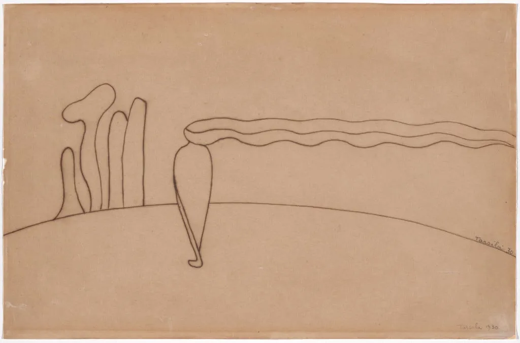 Untitled, by Tarsila do Amaral, graphite, 1930