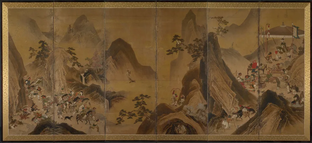 Tartars Hunting in a Mountain Landscape, unspecified, 1632