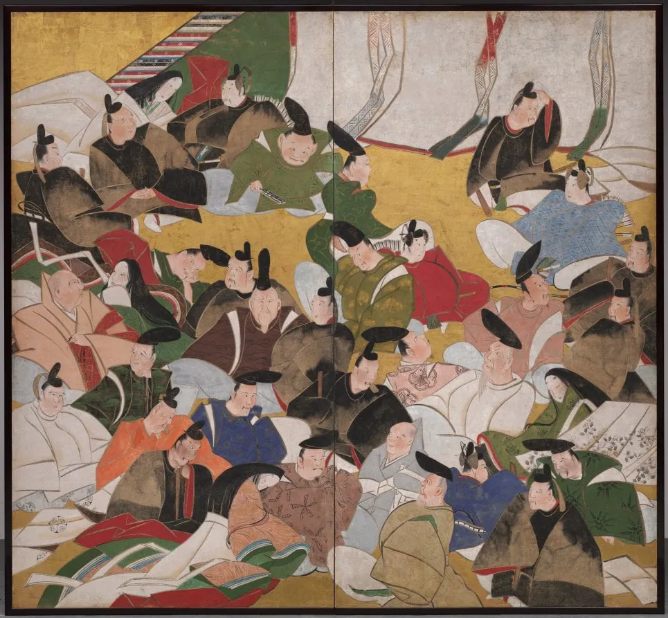 Thirty-Six Poetic Immortals, by Tatebayashi Kagei, unspecified, 1704