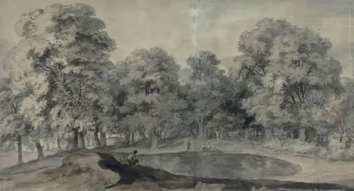 Leg of Mutton Pond, Hampstead Heath, by Tavener