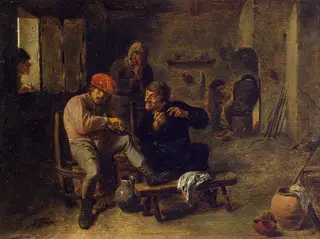 Tavern Scene (The Village Fiddler), by Adriaen Brouwer