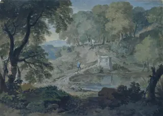 Classic Landscape, by Taverner, 1721