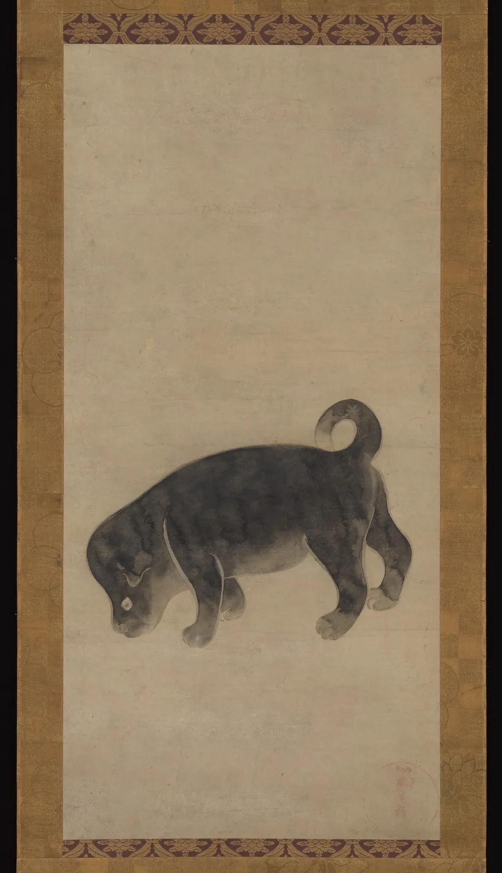 Puppy, by Tawaraya Sōtatsu, unspecified, 1616