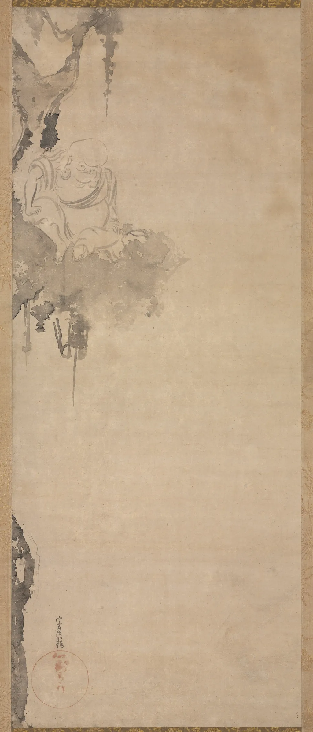 The Bird's Nest Patriarch, by Tawaraya Sōtatsu, unspecified, 1620