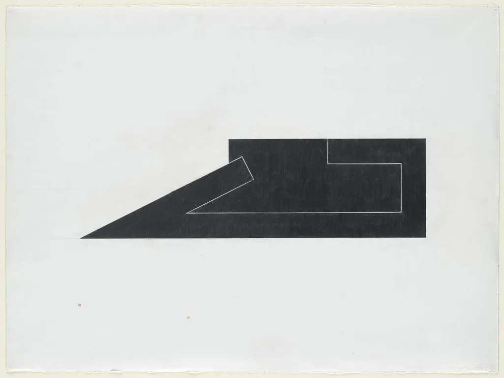 Untitled, by Ted Stamm, graphite, 1979