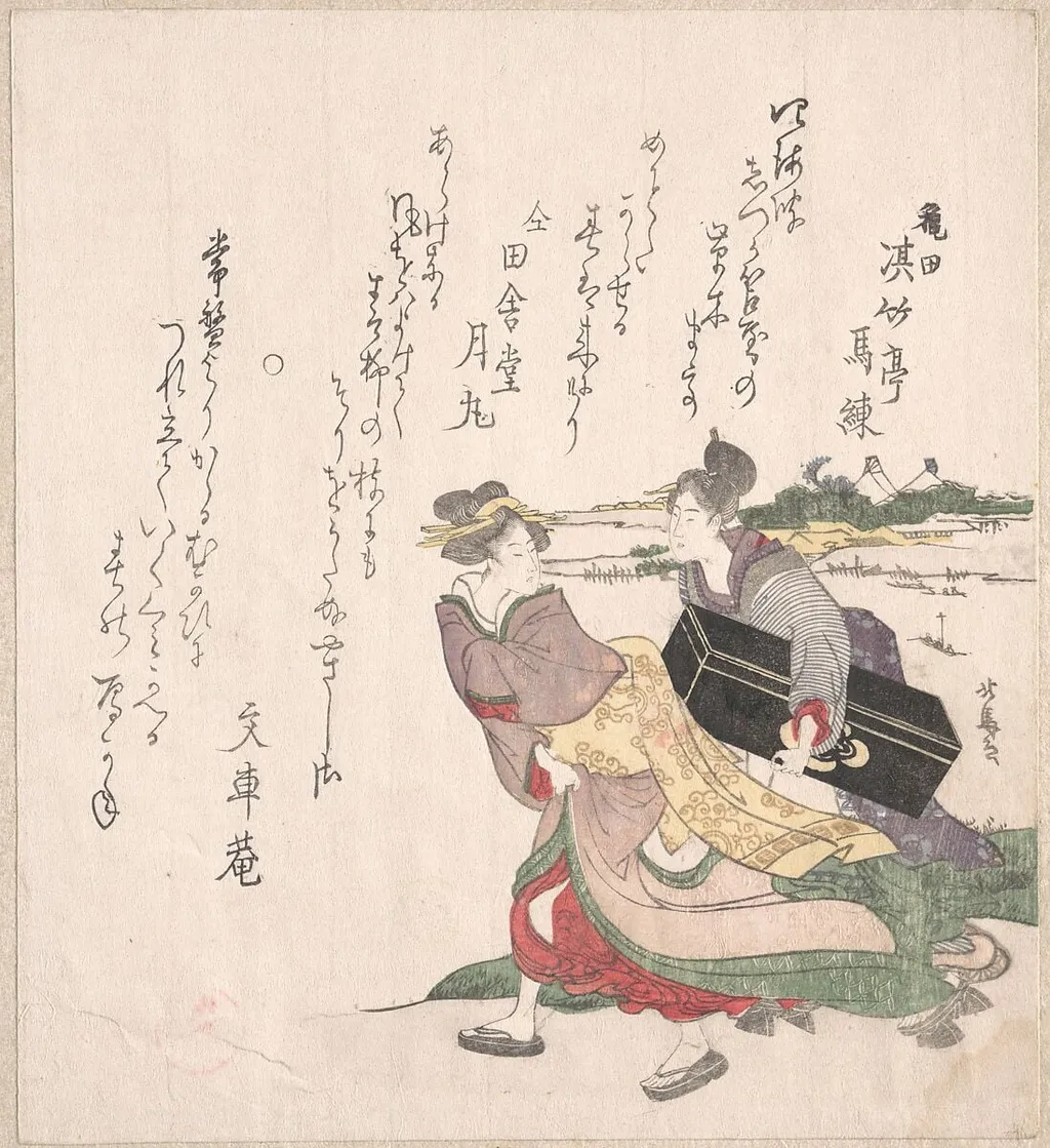 Untitled, by Teisai Hokuba, ink, 1808