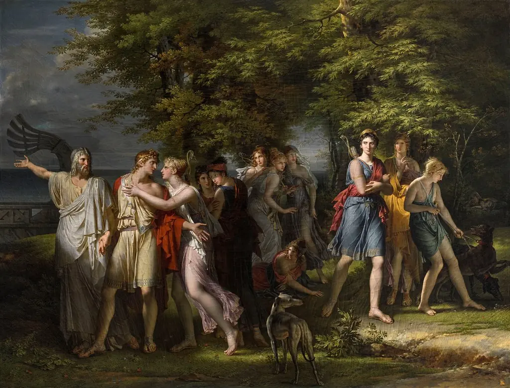 Telemachus, Urged by Mentor, Leaving the Island of Calypso