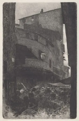 Santa Maria della Tromba, by Telemaco Signorini
