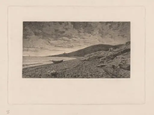 The Coast of Elba, by Telemaco Signorini