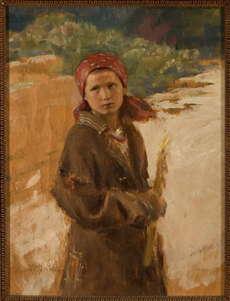 For the Candlemas, by Teodor Axentowicz