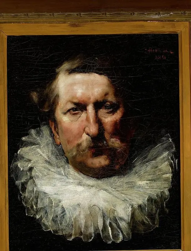 Portrait of a man in a frill, by Teodor Axentowicz