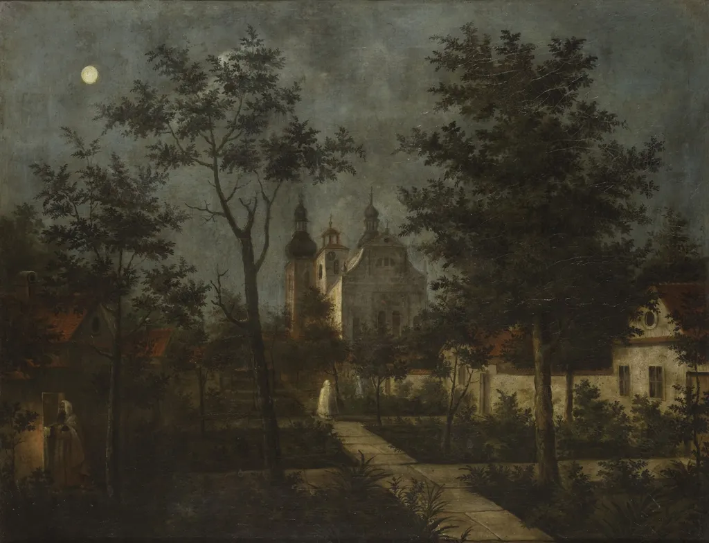 The Cameldolites' Monastery at Bielany near Krakow, by Teodor Baltazar Stachowicz, oil, 1846
