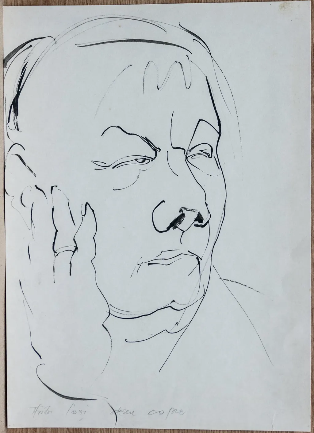 Desen copie, by Teodor Hrib, 1950