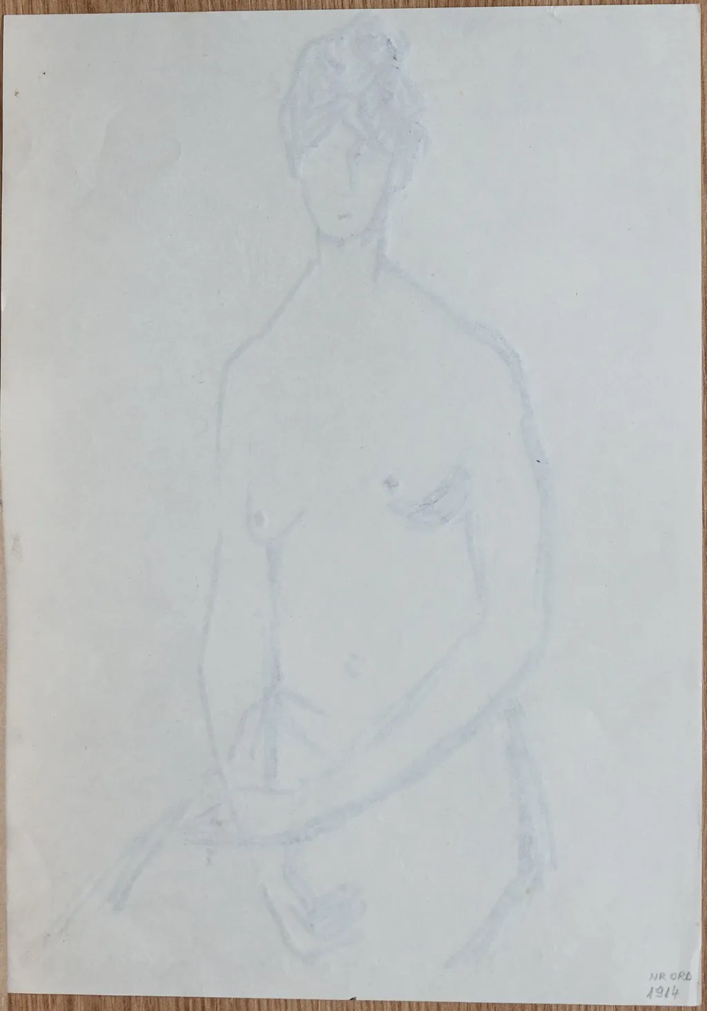 Desen după C. Baba, by Teodor Hrib, 1950
