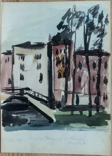 Desen după C. Baba - Veneția, by Teodor Hrib