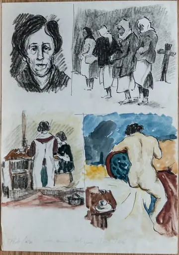Desene după Tonitza, by Teodor Hrib