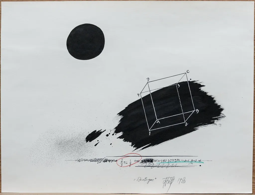 Dialogue, by Teodor Hrib, 1950