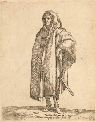 Standing Soldier in a Long Cloak, by Teodoro Filippo di Liagno