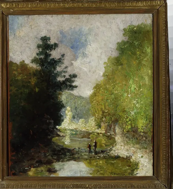 Landscape – View of Vallée du Cousin, by Teofil Kwiatkowski