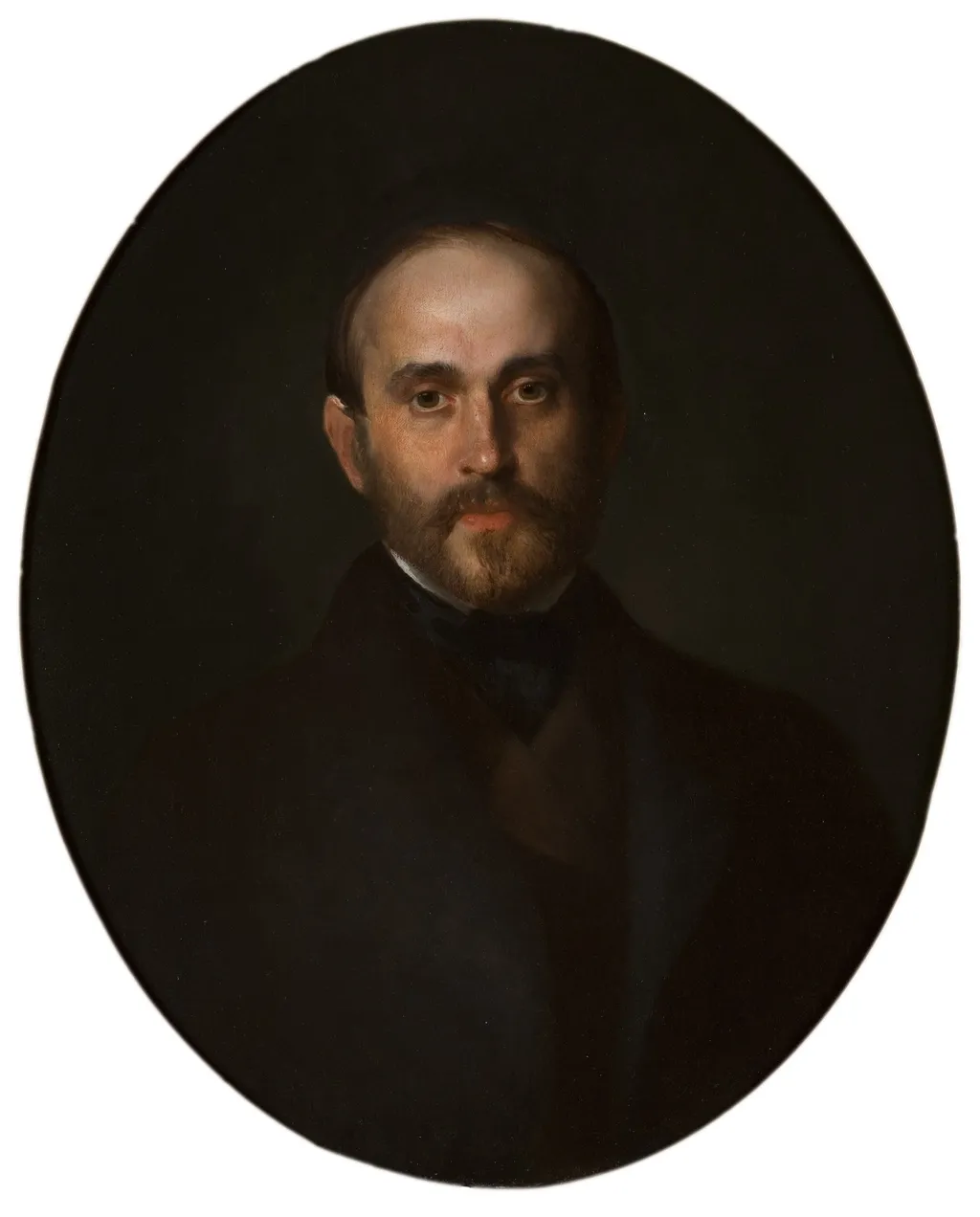 Portrait of Teofil Lenartowicz, by Teofil Kwiatkowski, oil, 1854