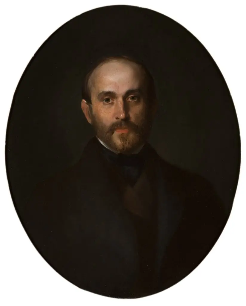 Portrait of Teofil Lenartowicz, by Teofil Kwiatkowski