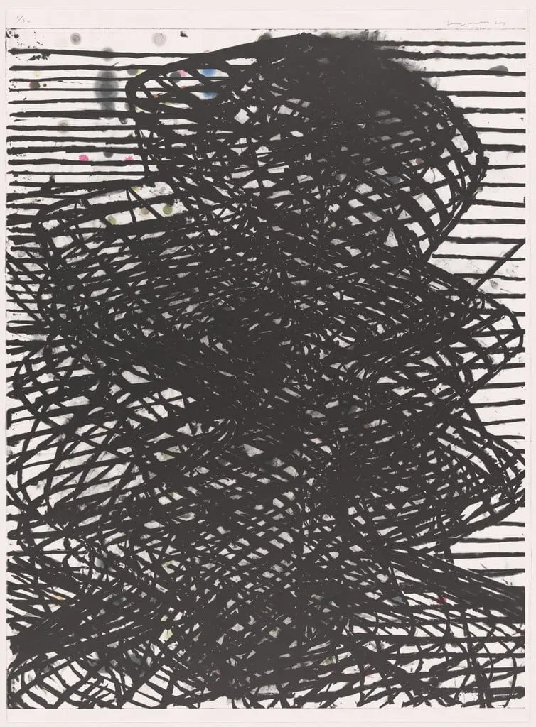 Untitled, by Terry Winters, ink, 2001