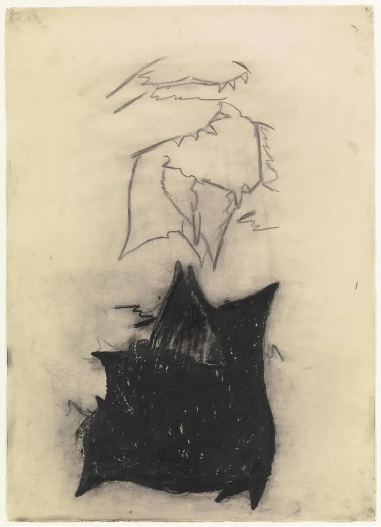 Untitled, by Terry Winters, oil, 1982