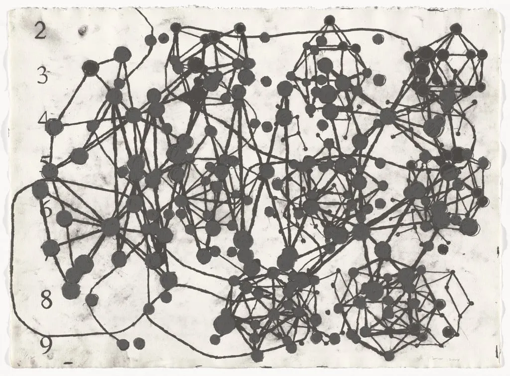 Untitled, by Terry Winters, ink, 2004