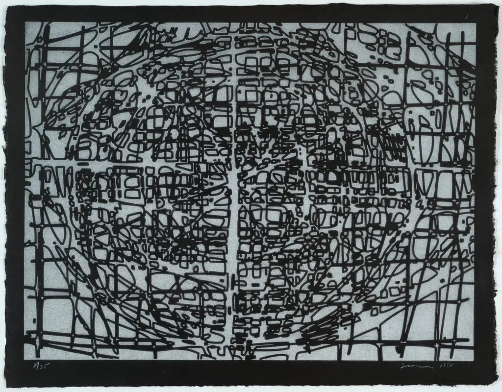 Untitled, by Terry Winters, ink, 1998